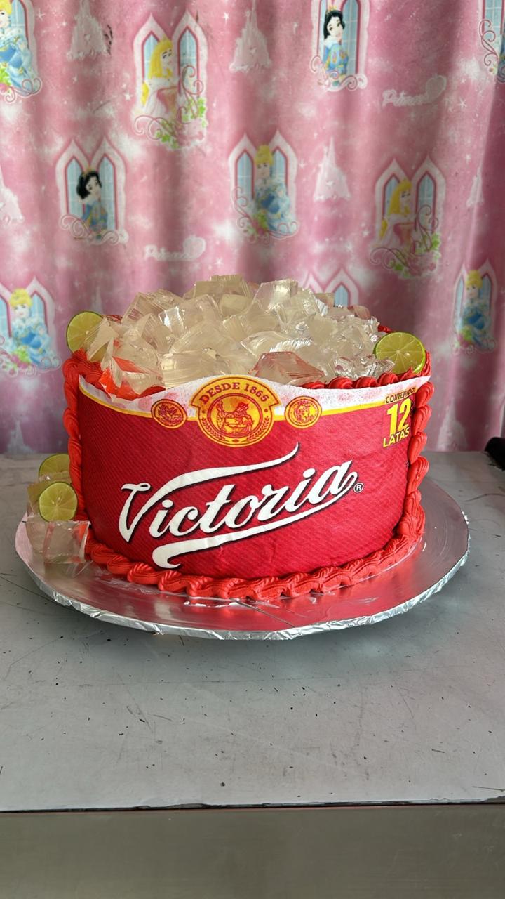 Pastel cerveza Victoria