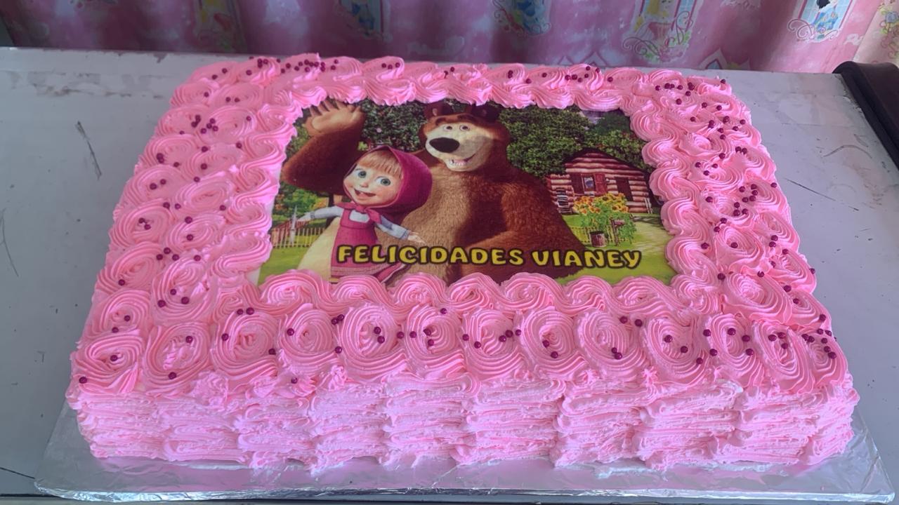 Pastel Masha y el Oso Vianey