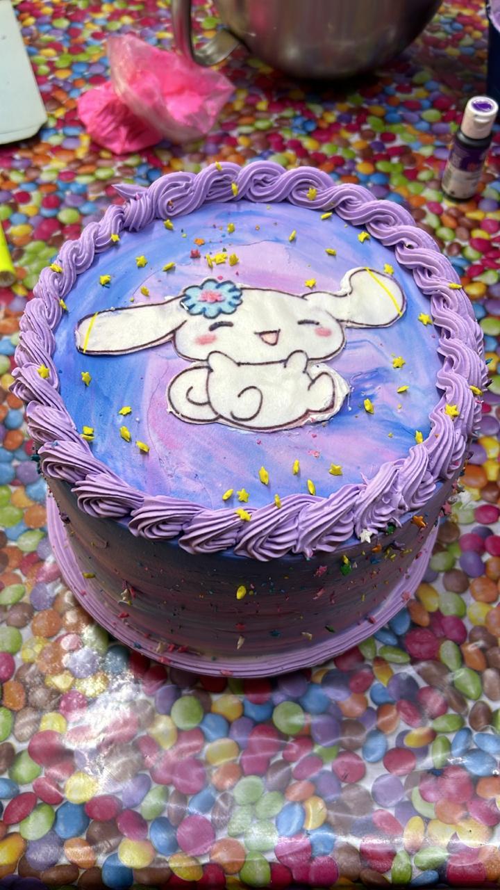 Pastel Cinnamoroll morado
